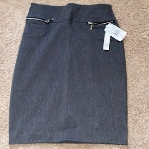NWT gray pencil skirt